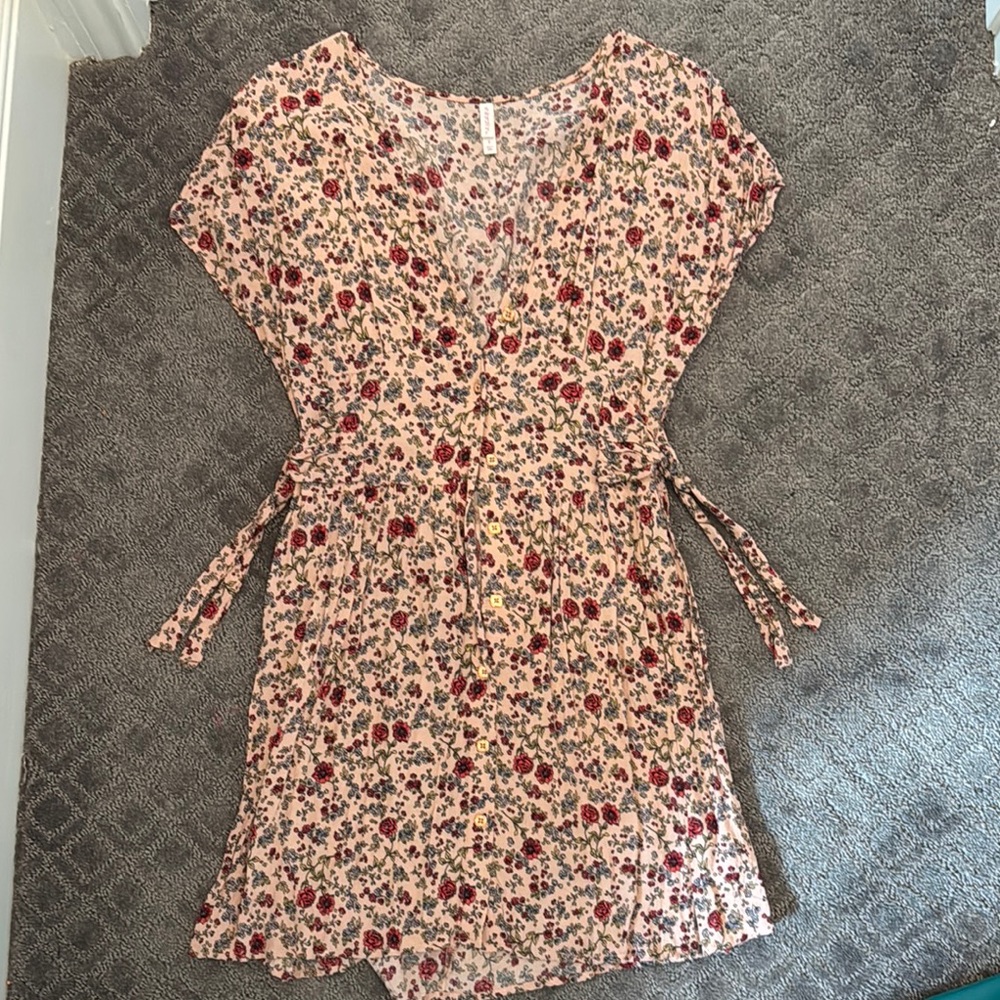Floral V-Neck Dress